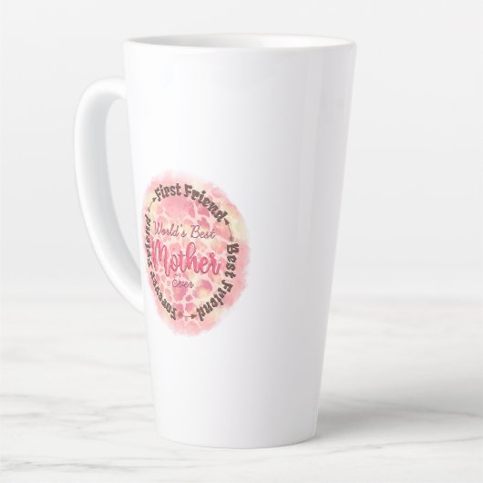 Die beste Mutter aller Zeiten Milchtasse (Linke Ecke)