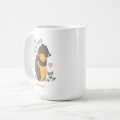 Die beste Mutter aller Zeiten, personalisierte Mut Kaffeetasse (Vorderseite Links)