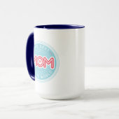 Die beste Mutter Cool Custom Farben Tasse (Vorderseite Links)