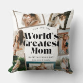 Die beste Mutter der Welt 7 Fotocollage Kissen (Vorderseite)