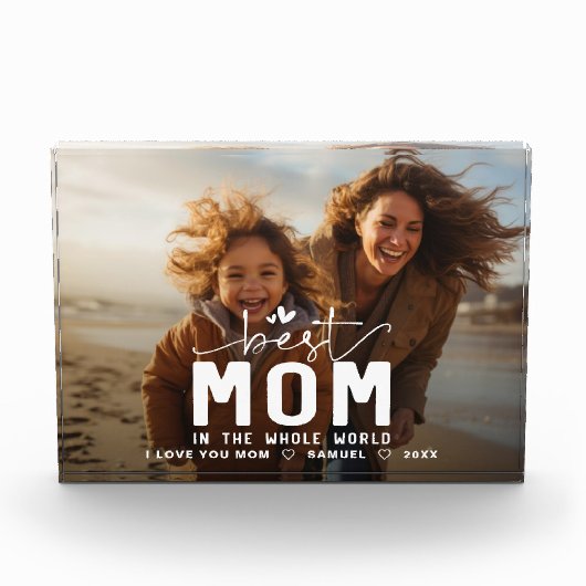 Die beste Mutter der Welt Fotoblock (Vorderseite)