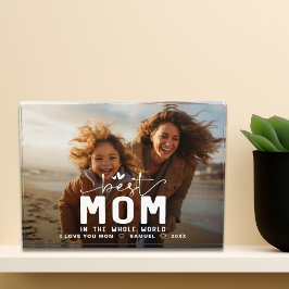 Die beste Mutter der Welt Fotoblock