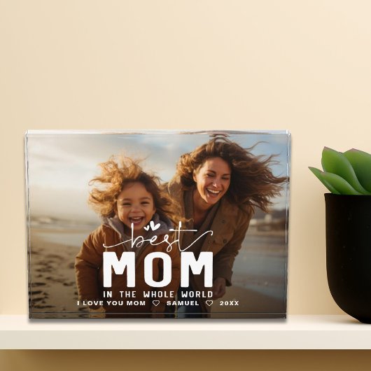 Die beste Mutter der Welt Fotoblock