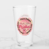 Die beste Mutter der Welt je Erster Freund Der bes Glas (Vorderseite)