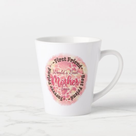Die beste Mutter der Welt je Erster Freund Der bes Milchtasse (Rechts)