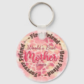 Die beste Mutter der Welt je Erster Freund Der bes Schlüsselanhänger (Vorderseite)