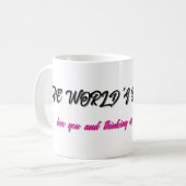 die beste Mutter der Welt Kaffeetasse (Vorderseite Links)