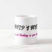 die beste Mutter der Welt Kaffeetasse (Mittel)