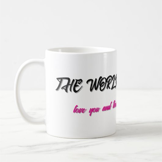 die beste Mutter der Welt Kaffeetasse (Links)