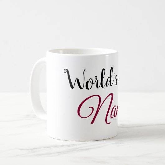 Die beste Mutter der Welt, Kindermädchen, Nini, Kaffeetasse (Vorderseite Links)