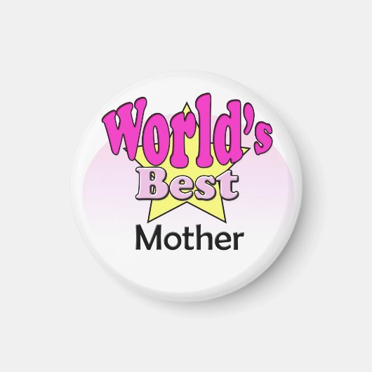Die beste Mutter der Welt Magnet (Vorne)