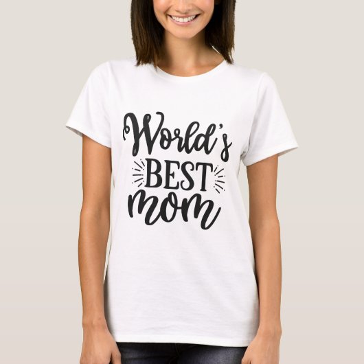 Die beste Mutter der Welt - Muttertag T-Shirt (Vorderseite)
