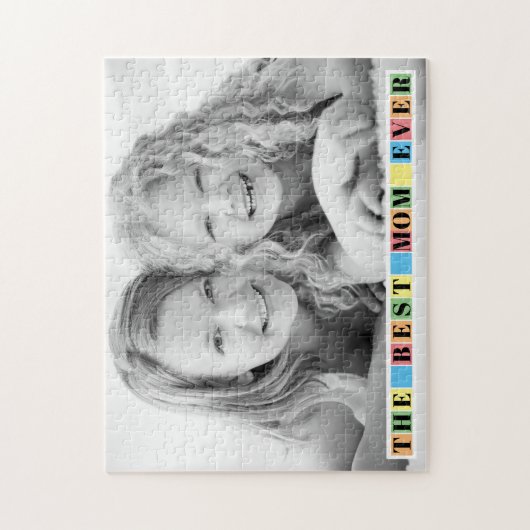 Die beste Mutter, die je farbenprächtig zum Mutter Puzzle (Vertikal)