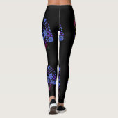 Die beste Mutter, die je schwarz Liebe hat Leggings (Rückseite)