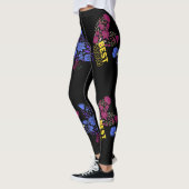 Die beste Mutter, die je schwarz Liebe hat Leggings (Links)