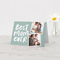 Die beste Mutter, die je trendy Foto beim Grünen M