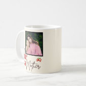 Die beste Mutter Foto-Tasse Kaffeetasse (Vorderseite Links)