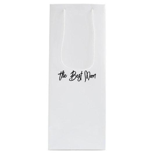 Die beste Mutter Geschenktüte Für Weinflaschen (Vorderseite)