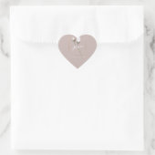 Die beste Mutter Herz-Aufkleber (Tasche)