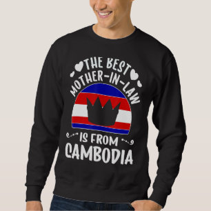 Die beste Mutter im Jura ist Kambodscha Mothe Sweatshirt