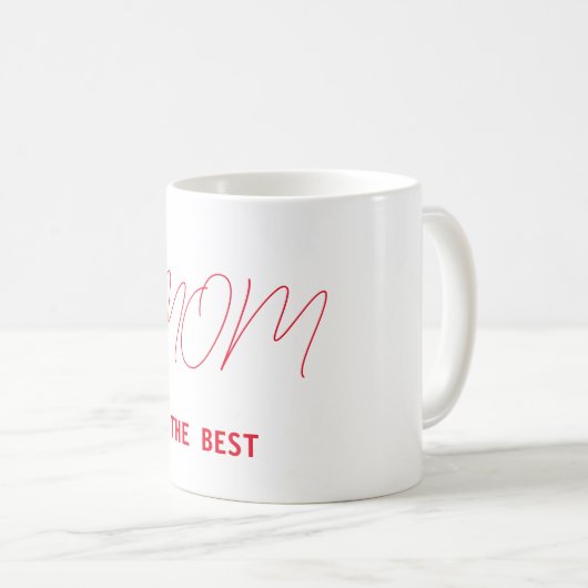Die beste Mutter Kaffeetasse (VorderseiteRechts)