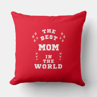 die beste Mutter Throw Pillow Kissen