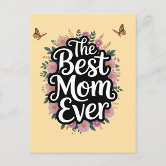 Die beste Mutter überhaupt - Muttertagsfeier Postkarte