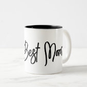 Die beste Mutter Zweifarbige Tasse (VorderseiteRechts)