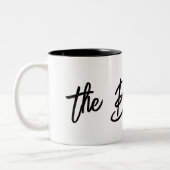 Die beste Mutter Zweifarbige Tasse (Links)