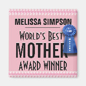 Die beste Mütterprämie der Custom World Magnet (Vorne)