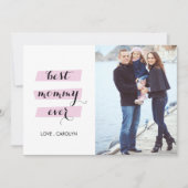 Die beste Muttertagskarte Karte (Vorderseite)