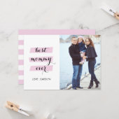 Die beste Muttertagskarte Karte (Vorderseite/Rückseite Beispiel)