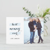 Die beste Muttertagskarte Karte (Stehend Vorderseite)