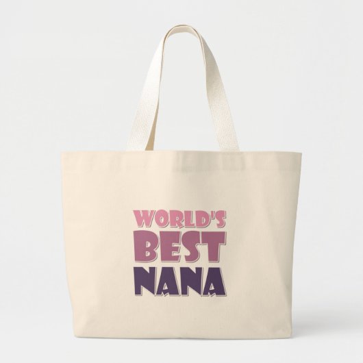 Die beste Nana der Welt Jumbo Stoffbeutel (Vorne)
