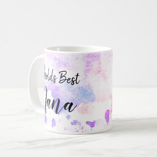 Die beste Nana der Welt Kaffeetasse (Vorderseite Links)