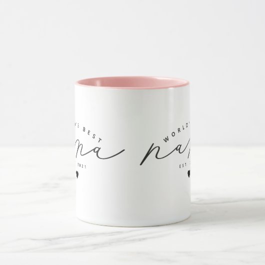 Die beste Nana-Niedlich-Calligraphie-Kaffee-Tasse Tasse (Zentrum)