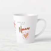 Die beste Nonna der Welt, Italienische Großmutter, Milchtasse (Rechts)