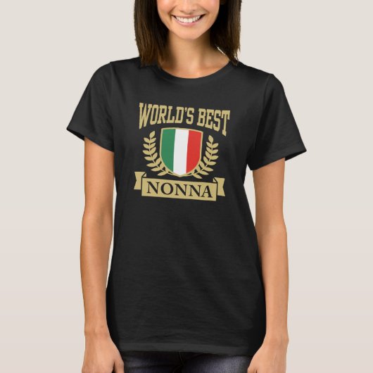 Die beste Nonna der Welt T-Shirt (Vorderseite)