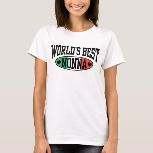 Die beste Nonna der Welt T-Shirt (Vorderseite)