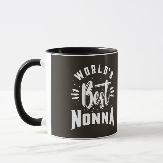 Die beste Nonna der Welt Tasse (Links)