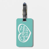 Die beste Nonna je Gepäckanhänger (Rückseite vertikal)