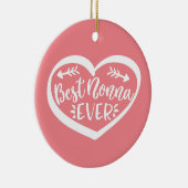 Die beste Nonna je Keramik Ornament (Rechts)