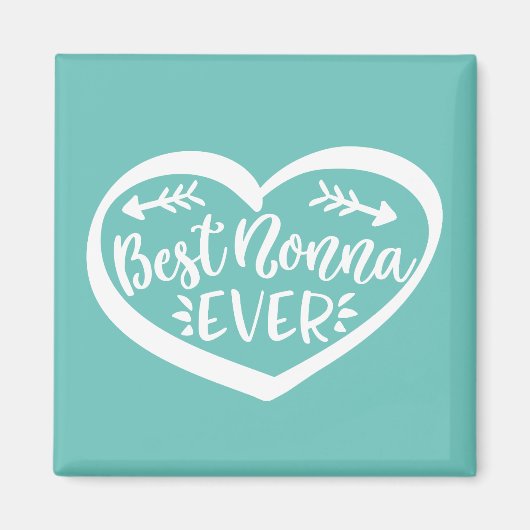 Die beste Nonna je Magnet (Vorne)