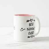 Die beste Nonna je Zweifarbige Tasse (VorderseiteRechts)