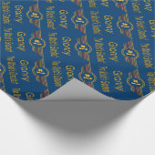 Die beste Oma der Welt Geschenkpapier (Ecke)