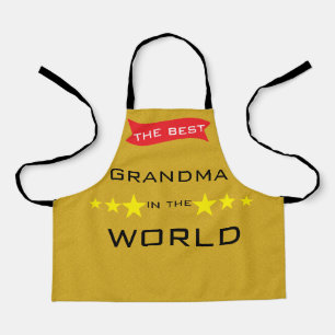 Die beste Oma der Welt Gold Schürze