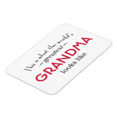 Die beste Oma der Welt Magnet (Linke Seite)