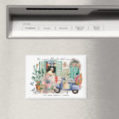 Die beste Oma der Welt | Personalisiert Magnet (In Situ (Geschirrspüler))