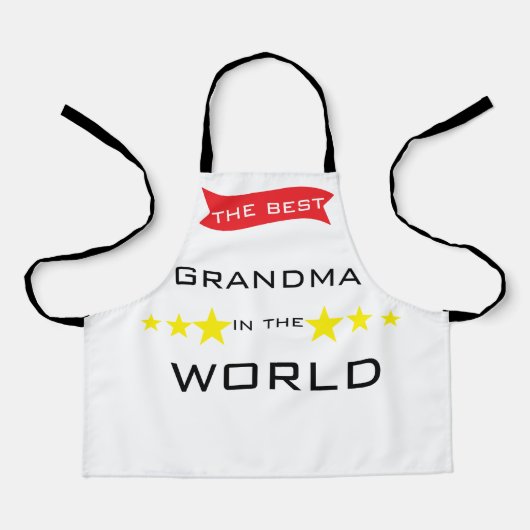 Die beste Oma der Welt Schürze (Vorderseite)