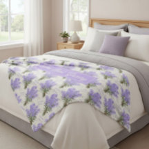 Die beste Oma Lavendel Blumen Kuschel Fleece Decke